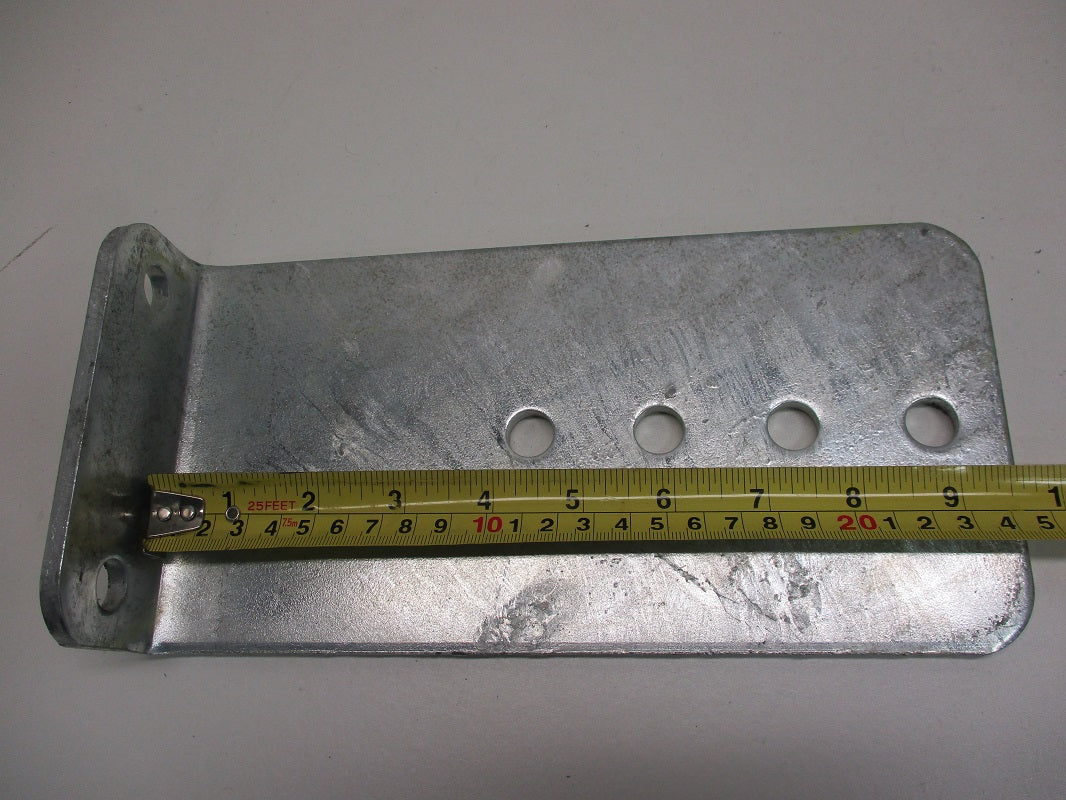 (4) Vertical Pontoon Boat Trailer Bunk Bolster L Brackets / 5" by 10" Galvanized