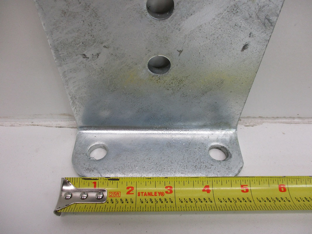 (8) Vertical Pontoon Boat Trailer Bunk Bolster L Brackets / 5" by 8" Galvanized