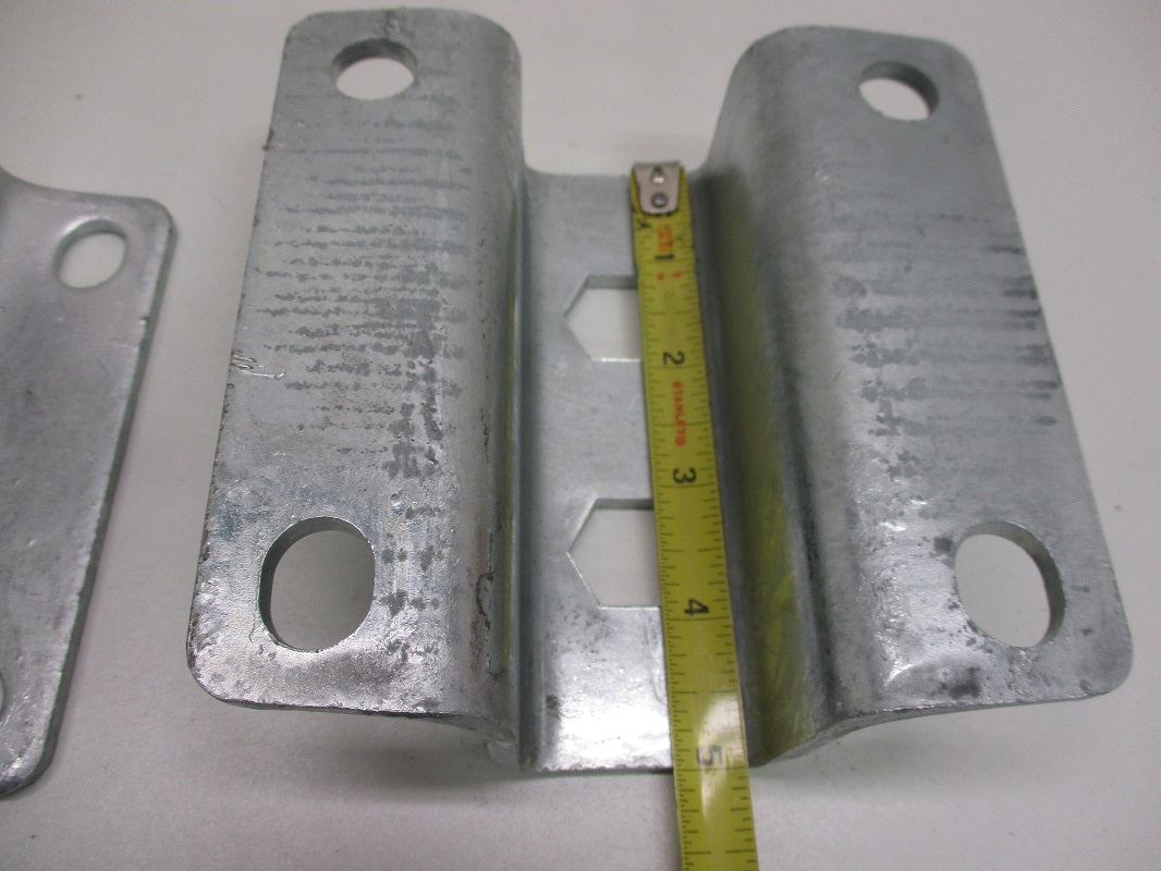 Galvanized Pontoon Boat Trailer Metal Y-Guide Brackets For 1-1/2" Square Posts