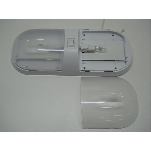 Command 001-902 RV Bus Trailer Dome Ceiling Light / Double Bulb / With Switch