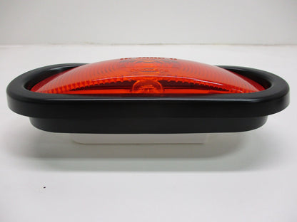 (50) Amber 6 inch Oval Truck Trailer Camper Turn Signal Marker Lights / Grommets