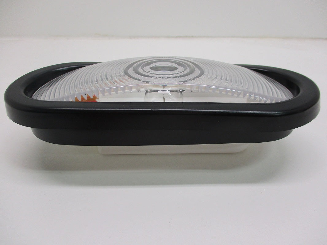 (50) Clear White 6 inch Oval Truck Trailer Reverse Back Up Lights / Grommets