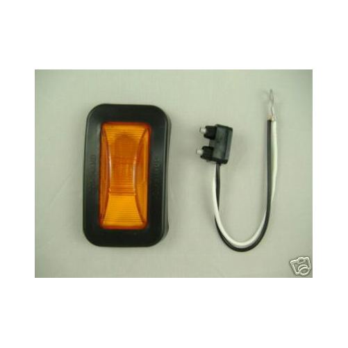 Incandescent 2.5" Amber Truck Trailer Clearance Lights / Grommet Mount