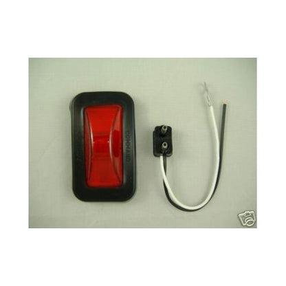 Incandescent 2.5" Red Truck Trailer RV Clearance Marker Lights / Grommet Mount