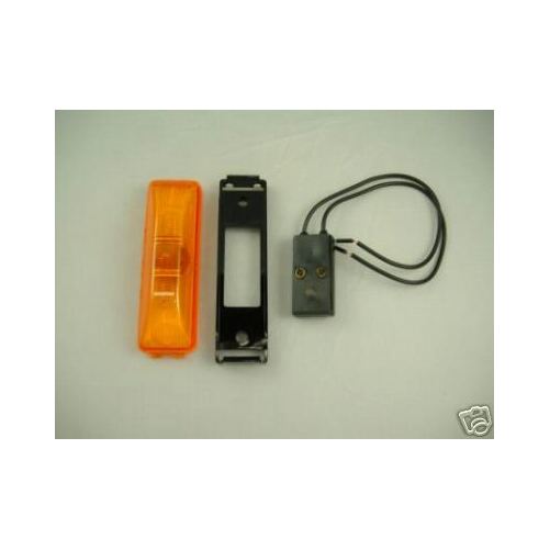 Incandescent 3.75" Amber Dual Bulb RV Trailer Side Marker Clearance Lights
