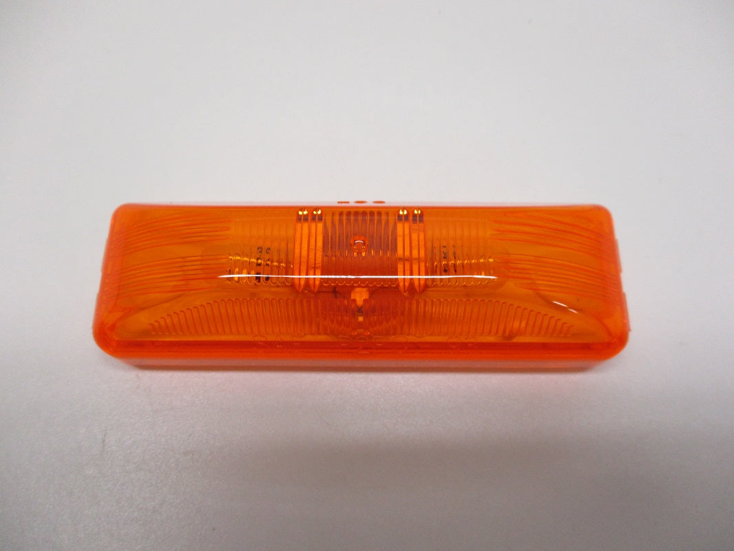 (10) Amber 3.75" Rectangle Incandescent Camper Trailer Marker Clearance Lights
