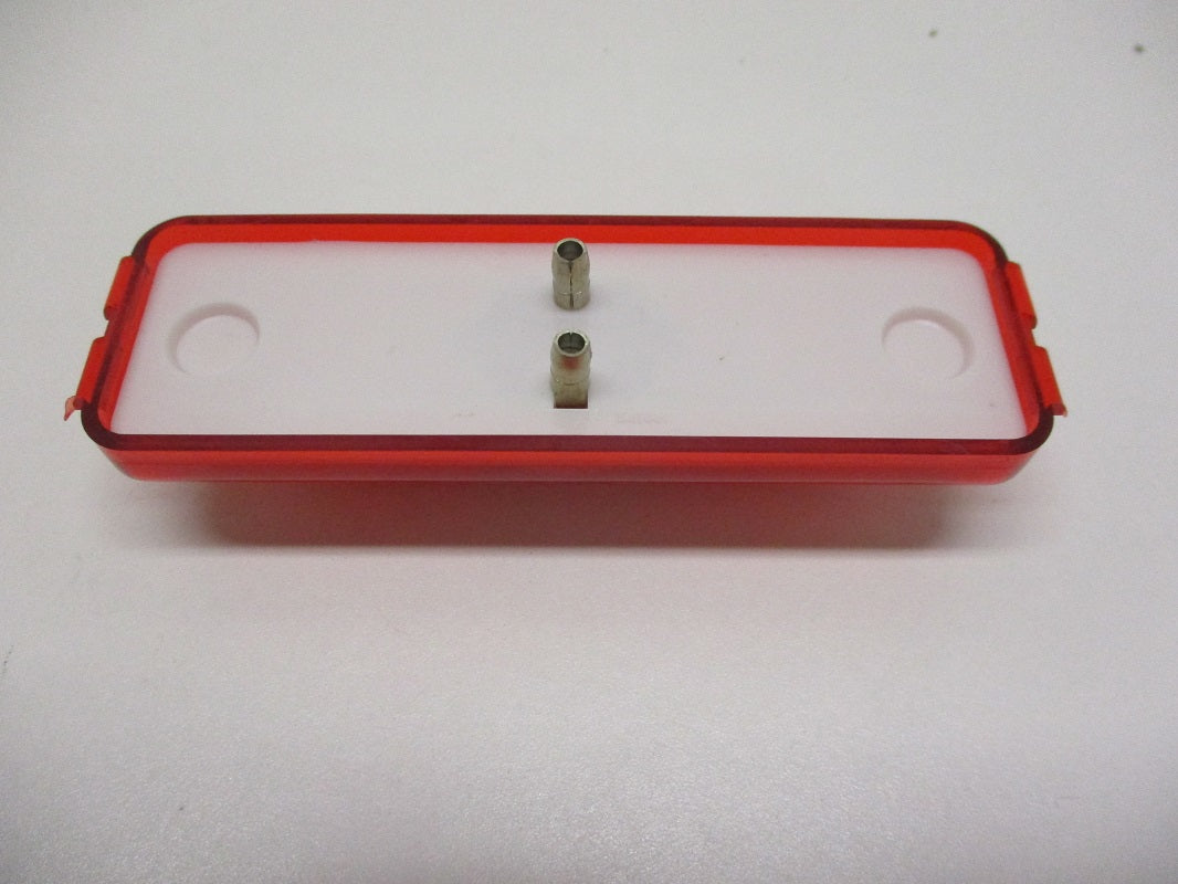 (50) Red 3.75" Rectangle Incandescent Camper Trailer Marker Clearance Lights