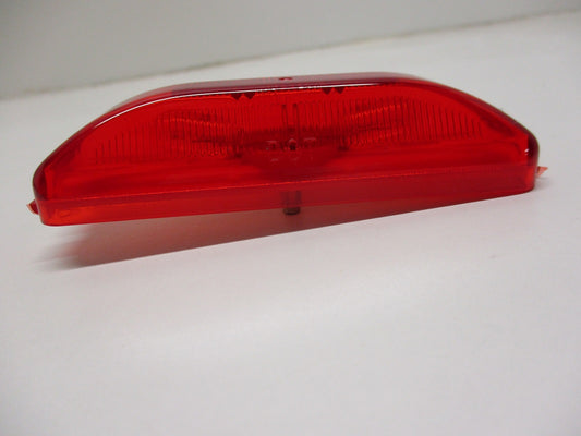 (10) Red 3.75" Rectangle Incandescent Camper Trailer Marker Clearance Lights