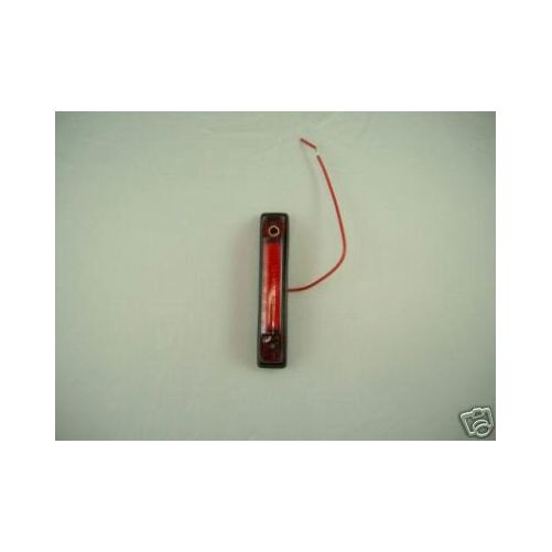 Red 6 LED 4" Side Marker Clearance Light RV Truck Trailer Self Grounding