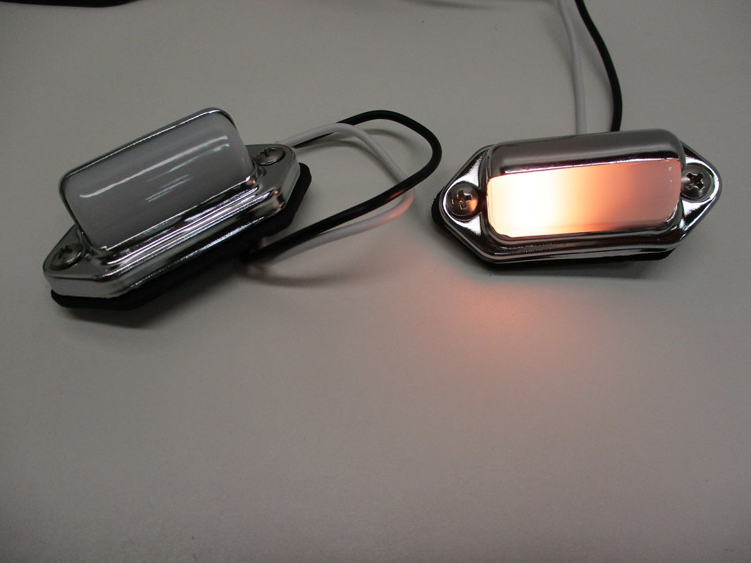 Incandescent Bus Truck RV ATV Snowmobile Camper Trailer License Plate Lights
