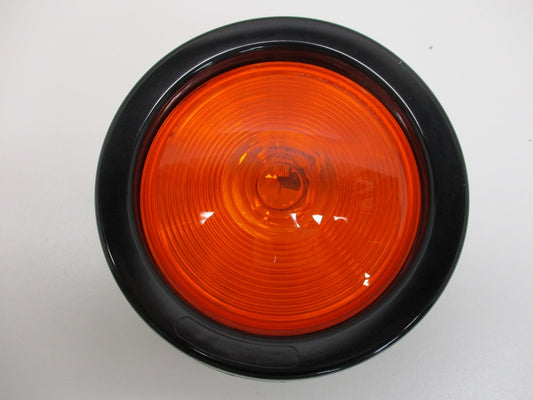 (50) Amber 4 inch Round Truck Trailer Camper Turn Signal Marker Lights /Grommets