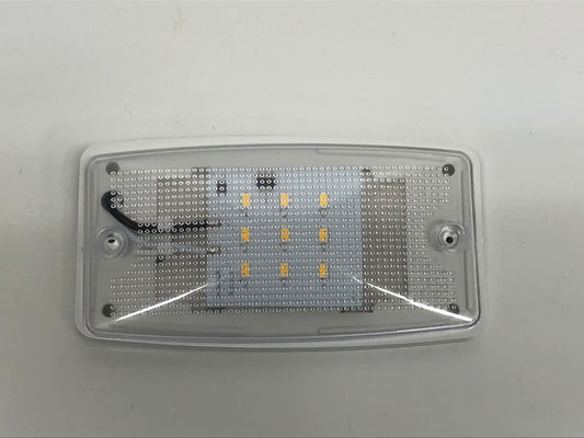 (1) 5.8"L x 3.1"W White 9 LED Interior Dome Light Camper RV Trailer Truck Bus