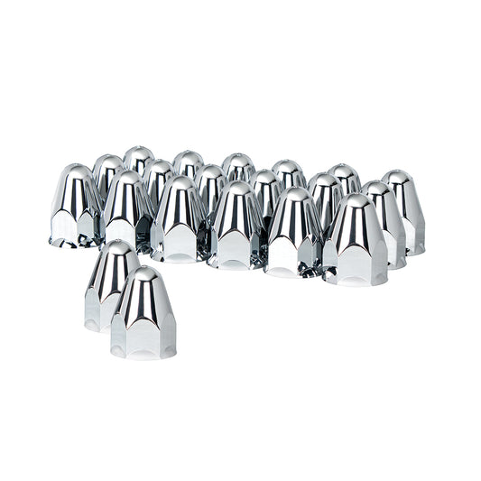 1 1/2" x 2 3/4" Bullet Nut Cover w/ Flange - Push-On (20/Pack)