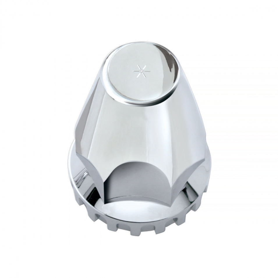 (20) Wheel Lugnut Chrome Plastic 33mm Thread On Standard Nut Covers Caps / 33 mm