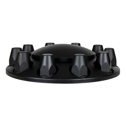33MM Thread On Matte Black Dome Axle Cover Combo Kit w/nut cover tool.