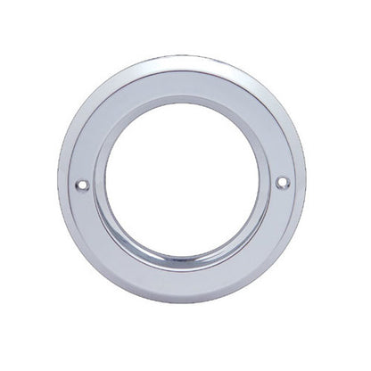 (10) Round Chrome Bezels / Covers 2.5" LED Side Marker Clearance Lights