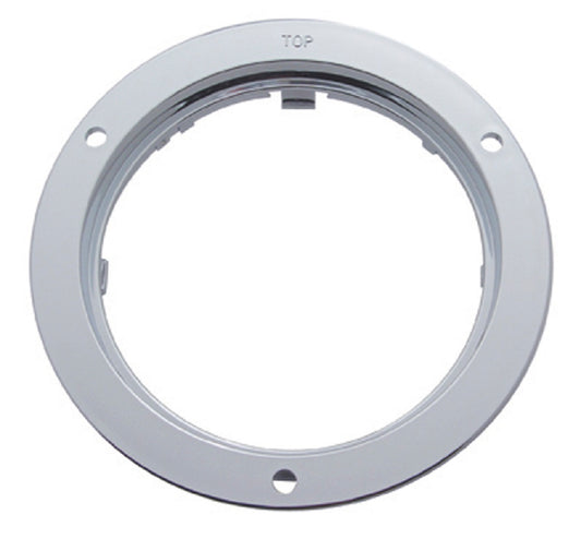 4" Chrome Plastic Mounting Bezel for 4" Stop Turn Taillights