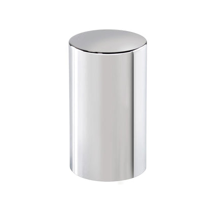 20 Pack 33mm x 3-1/2" Chrome Plastic Cylinder Nut Cover - Push-On