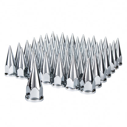 33mm x 4-7/8" Super Spike Nut Cover - Push-On (60/Pack) Semi Truck RV Bus