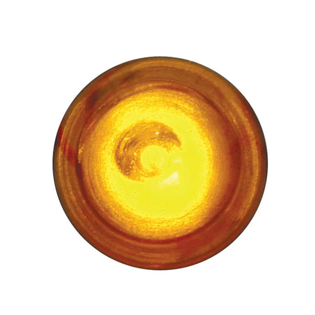 (2) Amber LED Chrome Bullet Style License Accent Lights