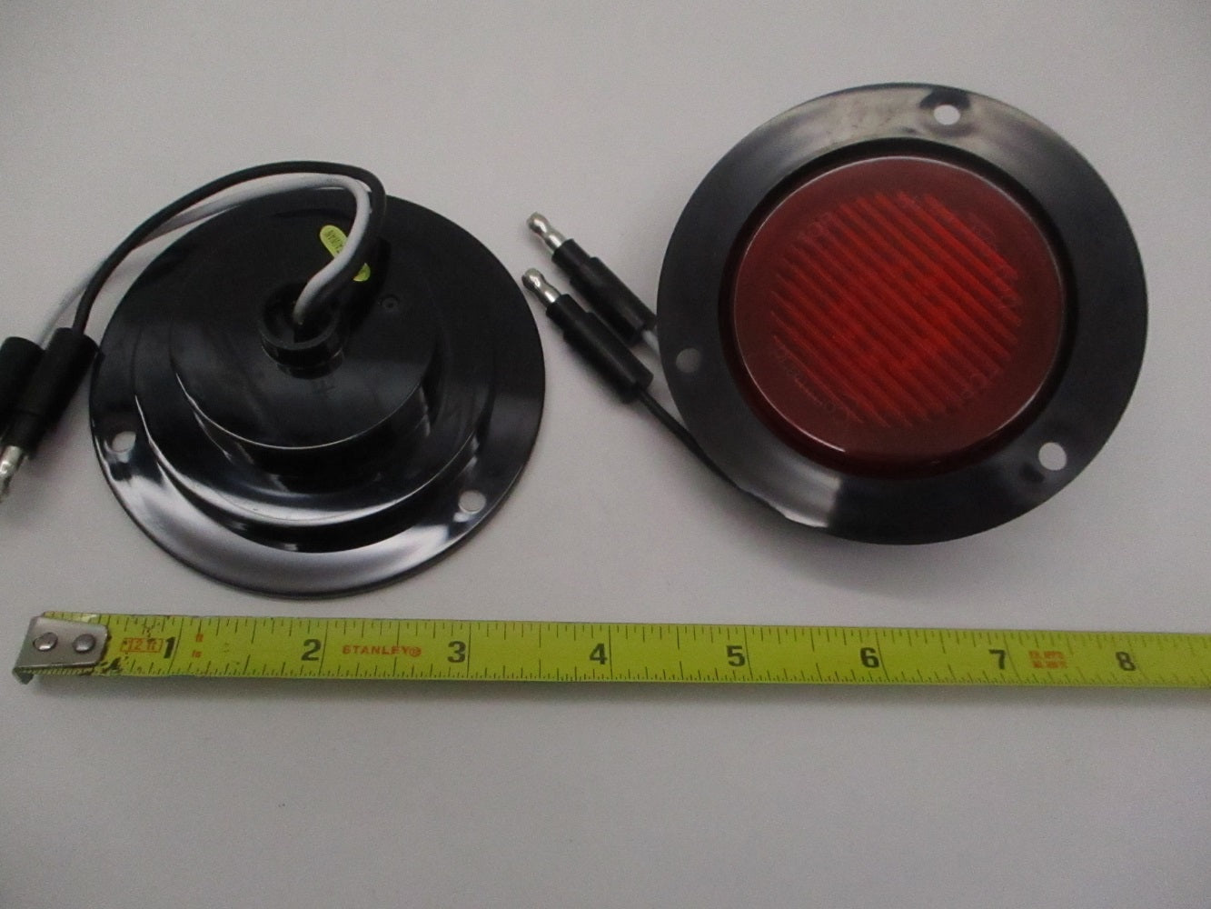 (2) 3.5" Red LED Side Marker Clearance Lights Truck Trailer Camper RV Lights