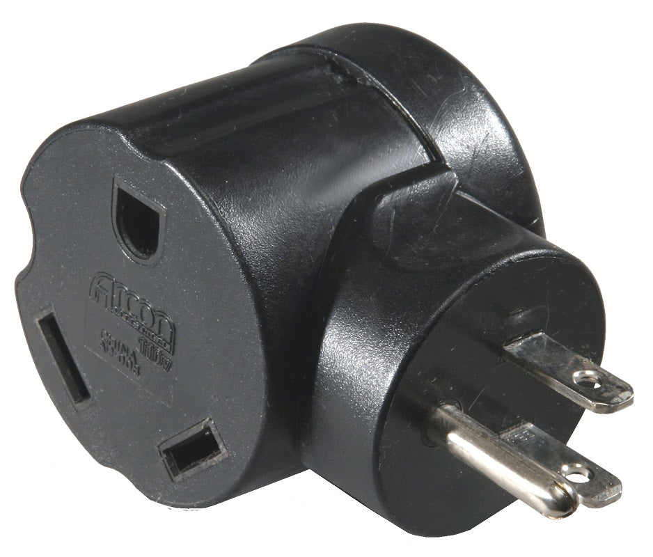 30A Female To 15A Male Adapter / RV Camper Motor Home Trailer Power Cords Plug