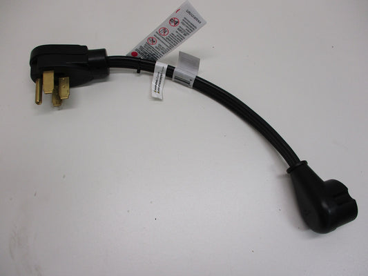 30A Female To 50A Male 18" Pigtail RV Camper Motor Home Dog Bone Adapter Cord
