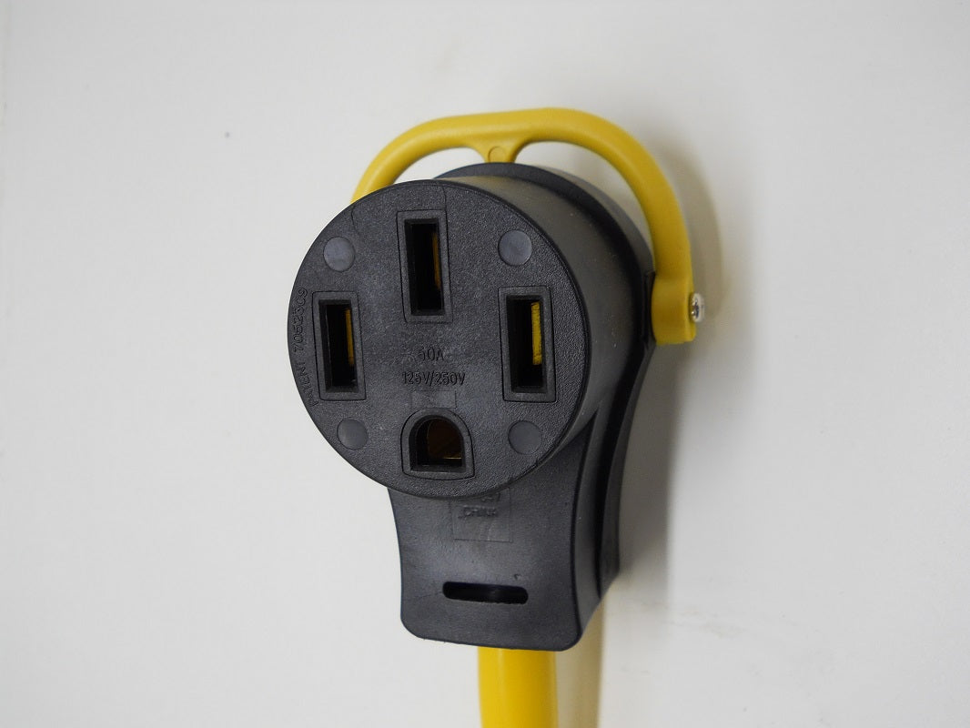 50A Female To 30A Male 18" Pigtail RV Camper Motor Home Dog Bone Adapter Cord