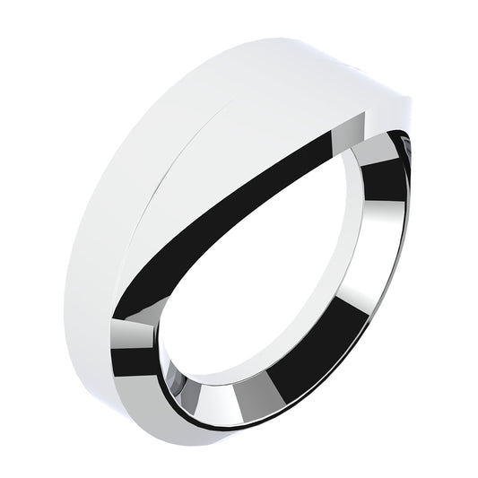 CHROME PLASTIC SMALL GAUGE BEZEL WITH VISOR FOR 1996-2010 FREIGHTLINER CENTURY