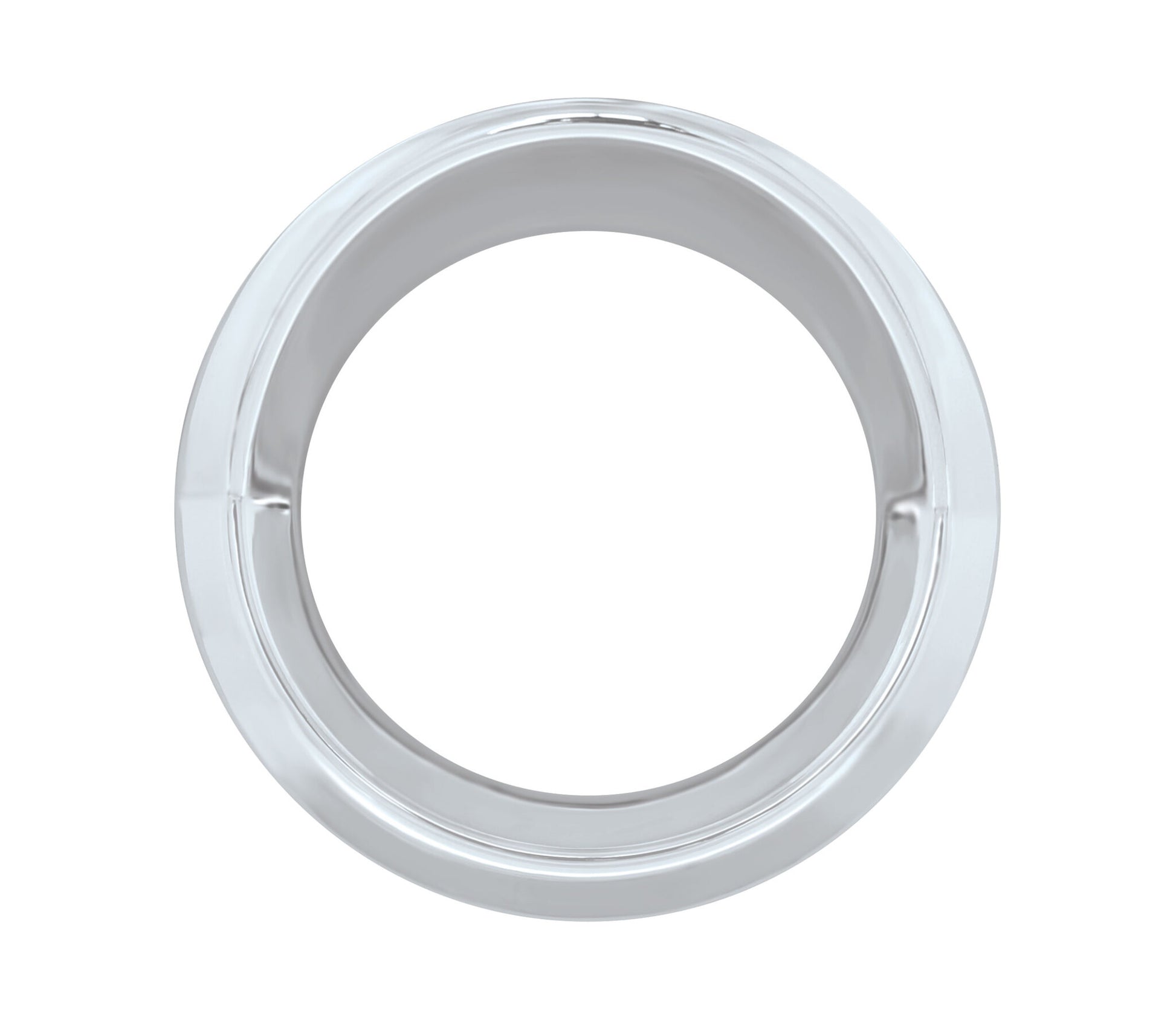 2006+ Peterbilt Small Chrome Plastic Gauge Cover w/ Visor