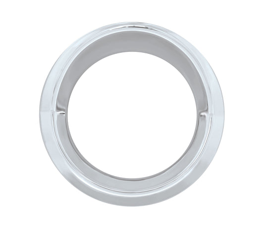 2006+ Peterbilt Small Chrome Plastic Gauge Cover w/ Visor