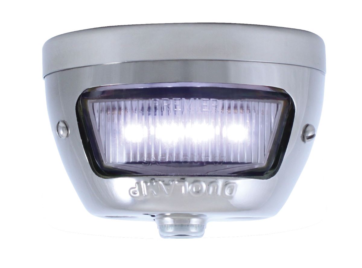 Red 19 LED Motorcycle Stop Turn Tail Light / White 4 LED License Plate Light