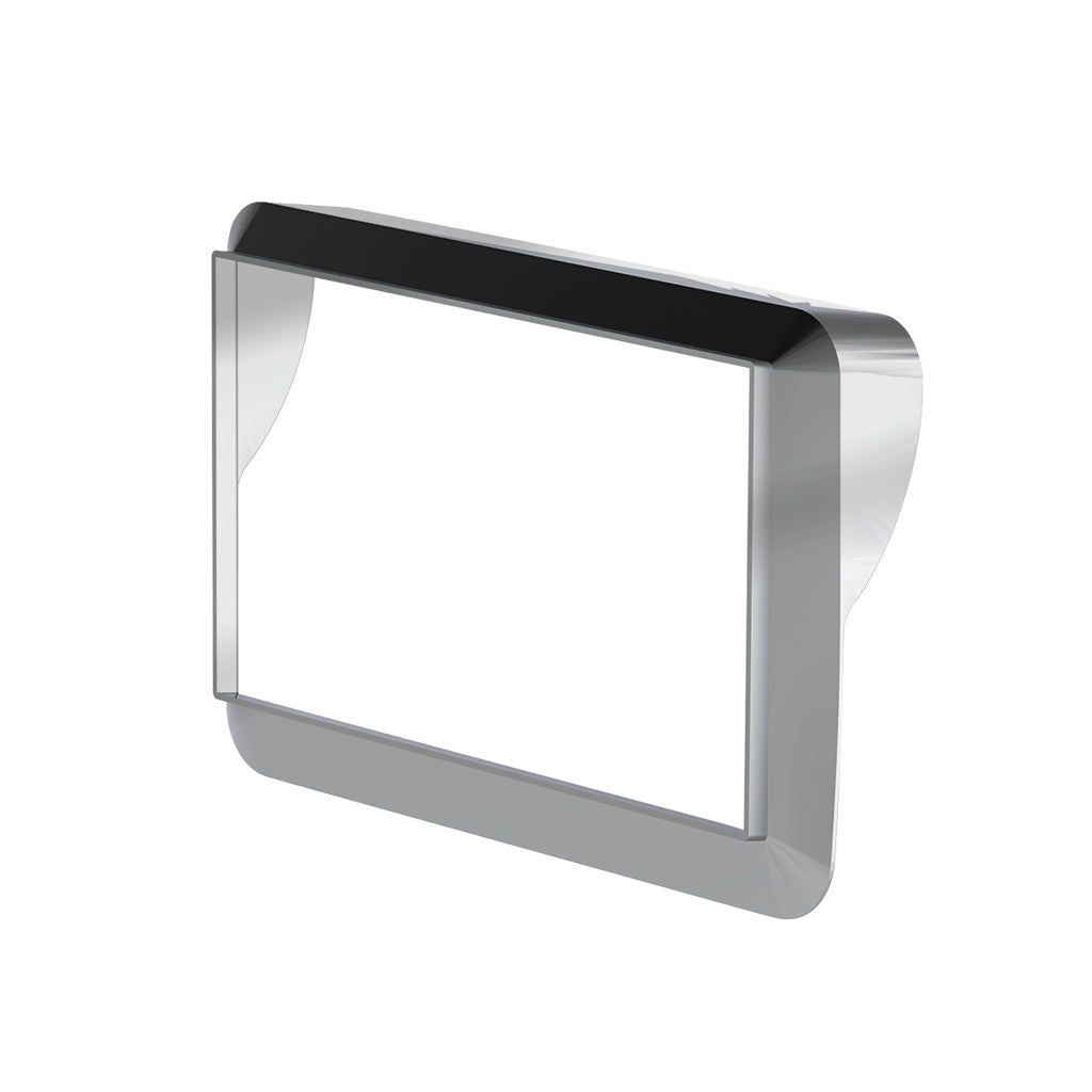 Chrome Plastic 7" Navigation Screen Bezel Fits Peterbilt 579 2012-2021