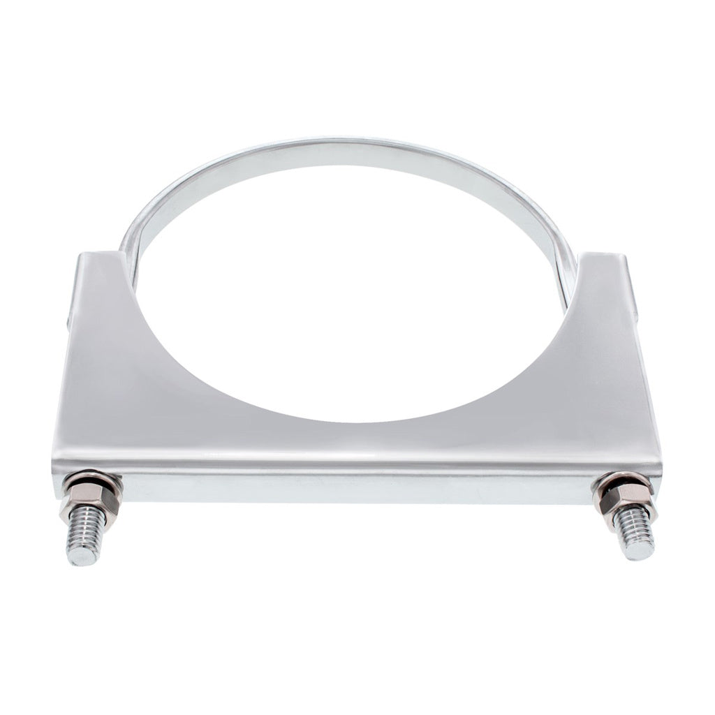 7” Polished Stainless-Steel U-Bolt Exhaust Clamp