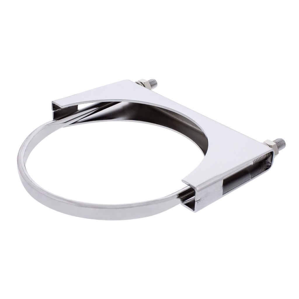 7” Polished Stainless-Steel U-Bolt Exhaust Clamp