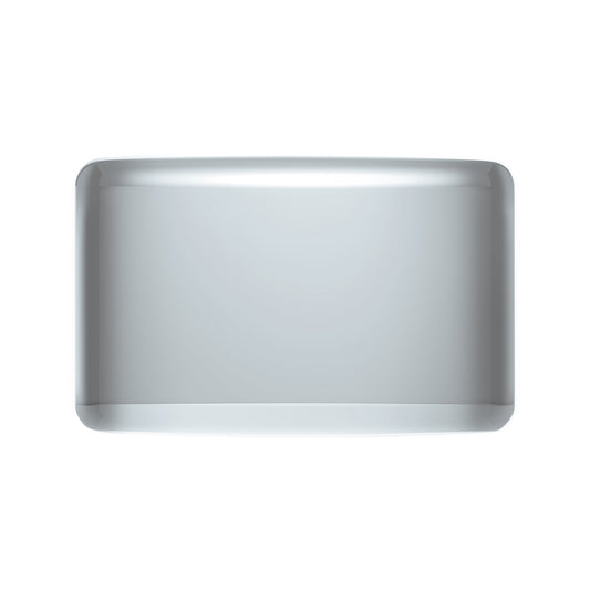 One Pair of Stainless-Steel Rectangular Horn Covers. 4-5/8" x 7-3/8"