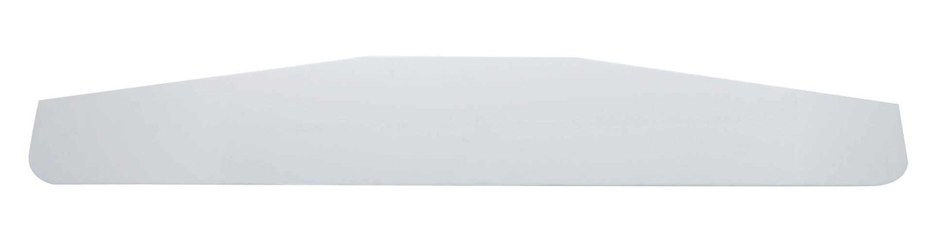 4" X 24" Stainless Standard Bottom Mud Flap Plate - Welded Stud