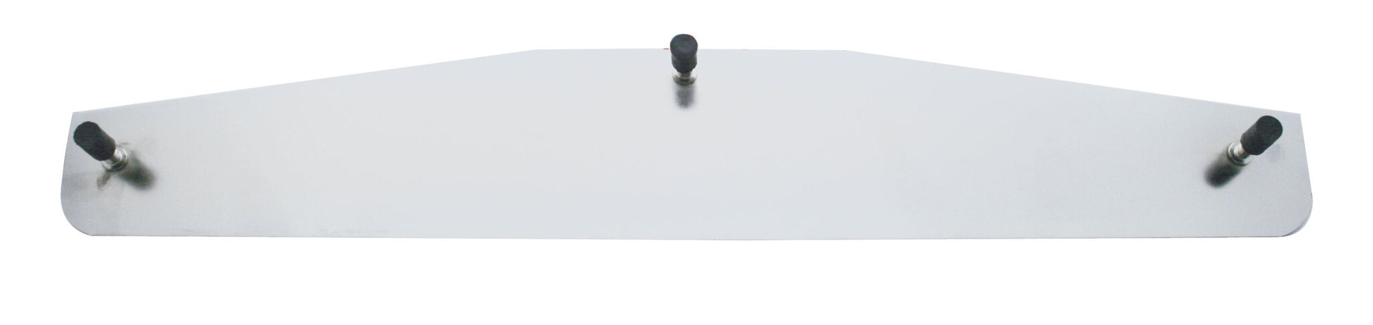 Pair of 3" X 16" Chrome Standard Bottom Mud Flap Weight Plates - Welded Stud