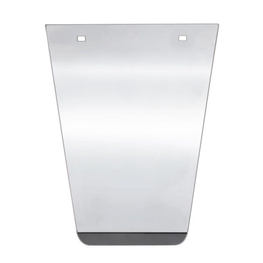 16 1/4" Mud Flap Anti-Sail Plates - Stainless Steel - Plain / Pair