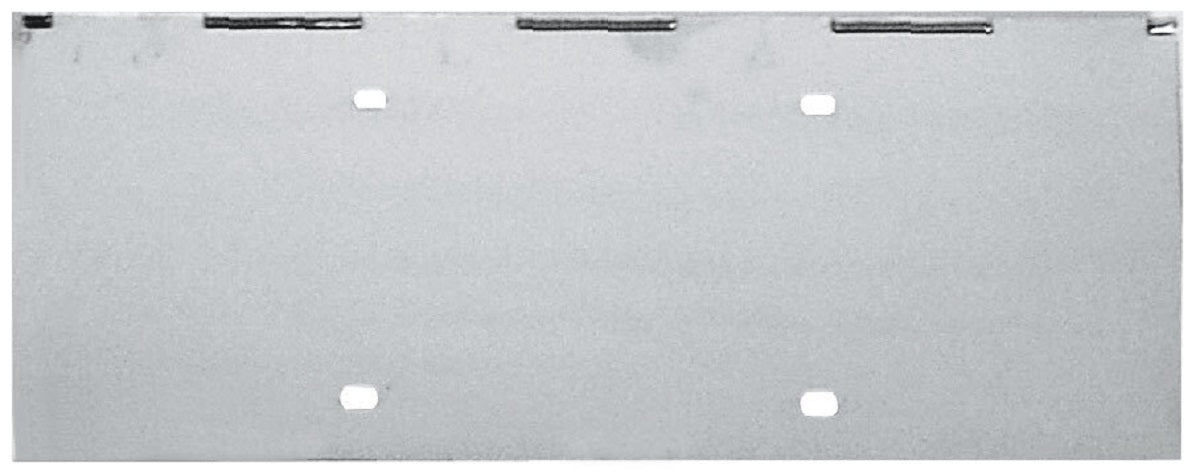 Hinged Stainless Steel License Plate 18" x 7" Frieghtliner, Peterbilt, Fits Kenworth