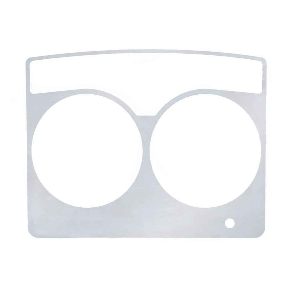 Stainless Speed/Tachometer Dash Panel Trim  2006+ Fits Kenworth W900, T800, & C500