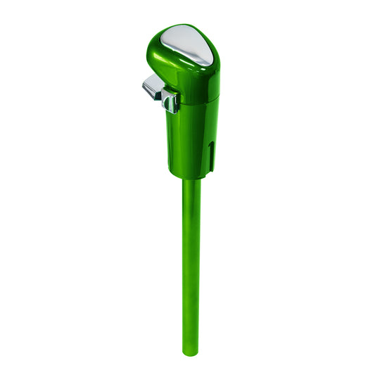 12" Emarald Green Shifter Shaft Extension w/ lower Gearshift Cover and Shift Knob