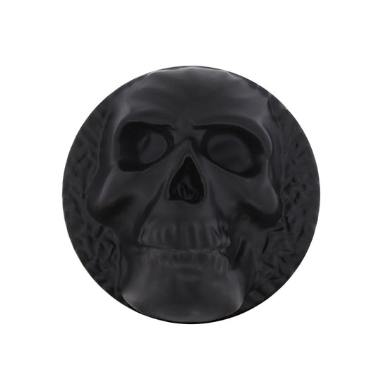 Black Aluminum Skull Screw On Air Valve Knob Peterbilt Fits Kenworth Freightliner