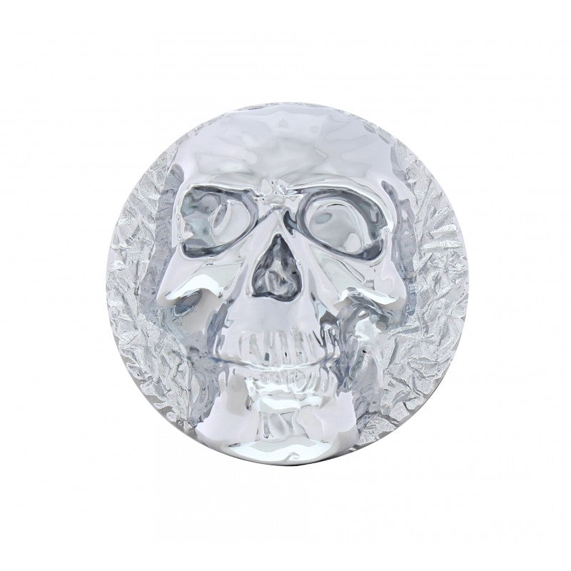 Chrome Aluminum Skull Screw On Air Valve Knob / Peterbilt Fits Kenworth Freightliner