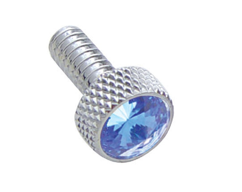 2 Pack Dash Panel Screws for 1987-2000 Peterbilt Blue Jewel Chrome 3/4" Tall