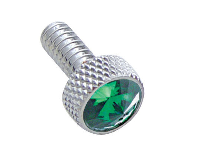 2 Pack Dash Panel Screws for 1987-2000 Peterbilt Green Jewel Chrome 3/4" Tall