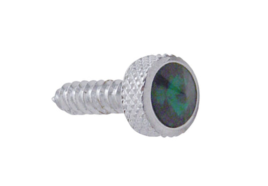 6 Pack of Upper Dash Screws  Fits Kenworth - Green Crystal Jewel