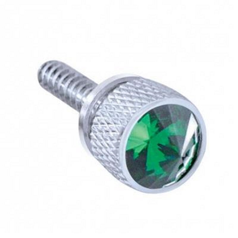 (4) Dash Screw's with Green Crystal For 2008-2017 Freightliner Cascadia
