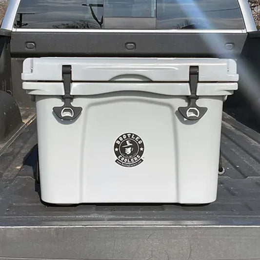 25 Qt Rotomold Heavy Duty Hard 25 Quart Cooler Portable Ice Chest Gray