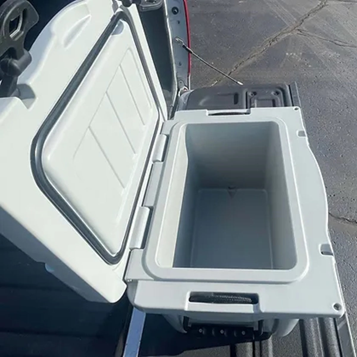 25 Qt Rotomold Heavy Duty Hard 25 Quart Cooler Portable Ice Chest Gray